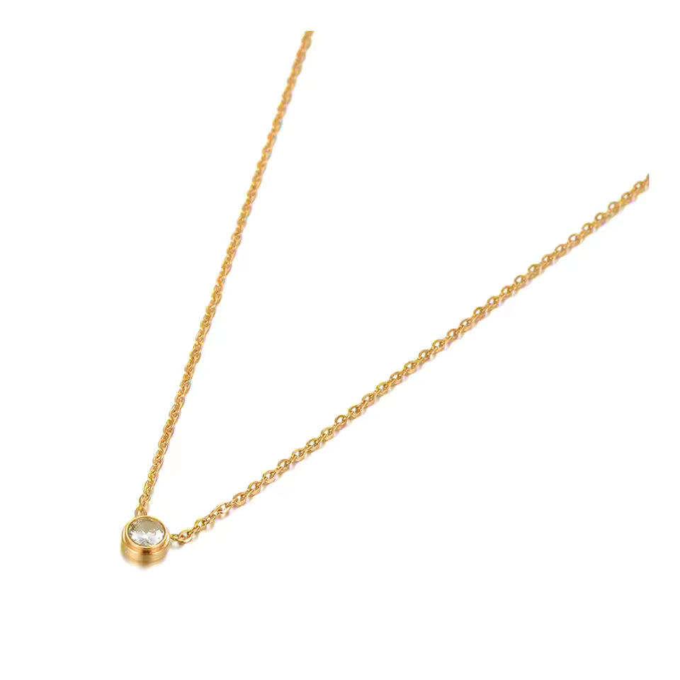Necklace Circle of Strength 14k Gold