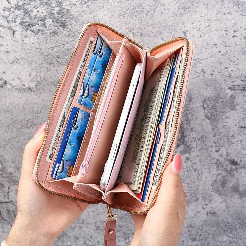 Women’s Genuine Leather Wallet – Modern Slim