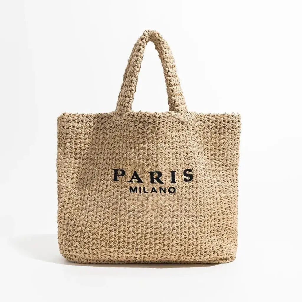 Paris Straw Tote
