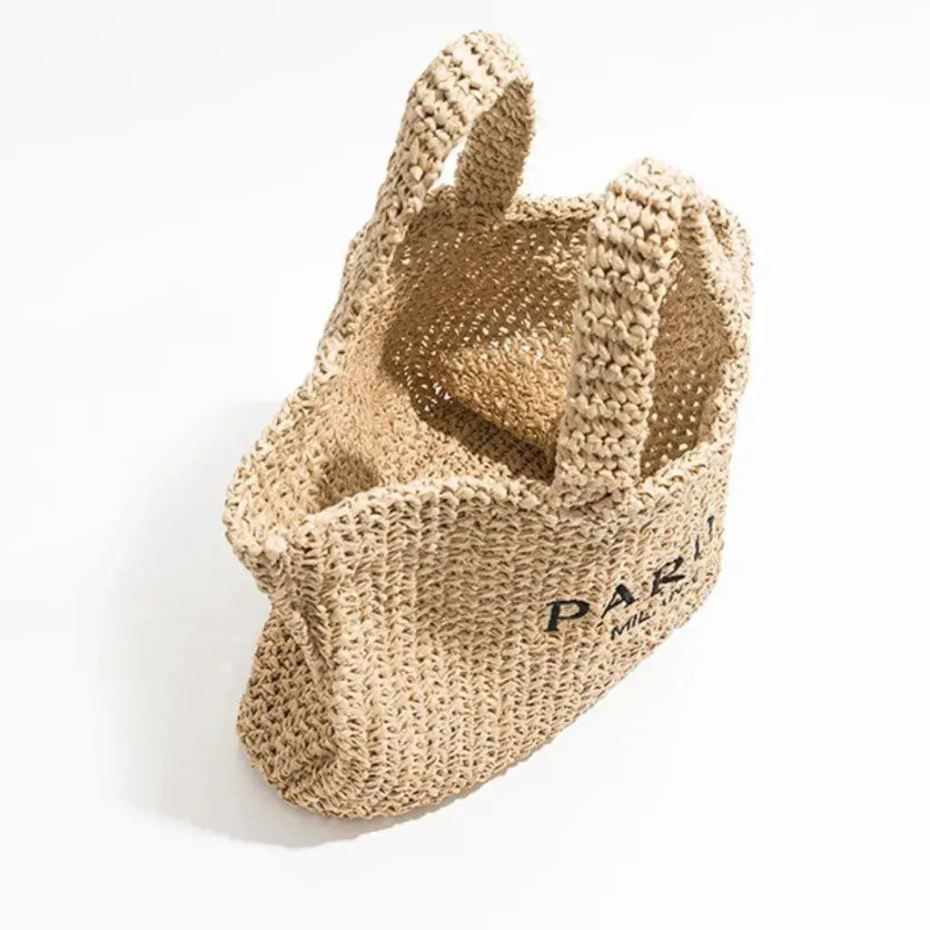 Paris Straw Tote
