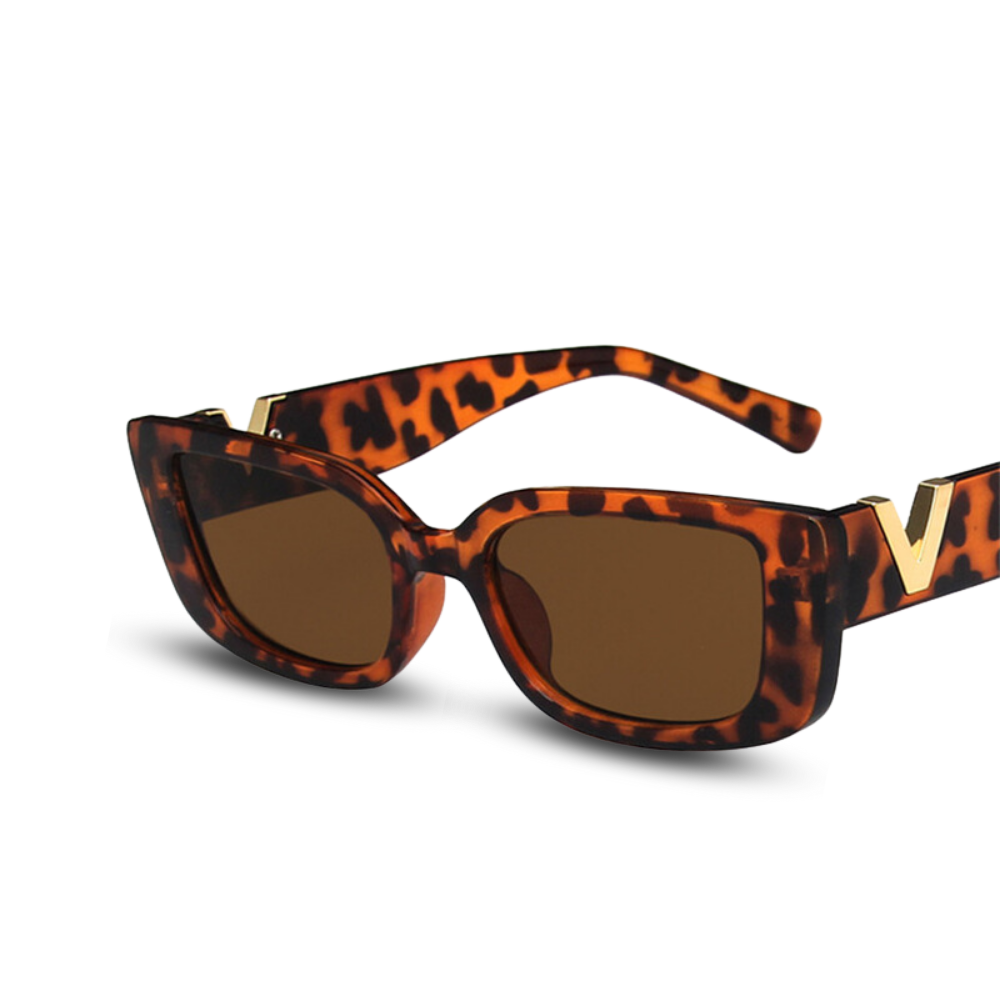 Retro Vintage Rectangular Sunglasses