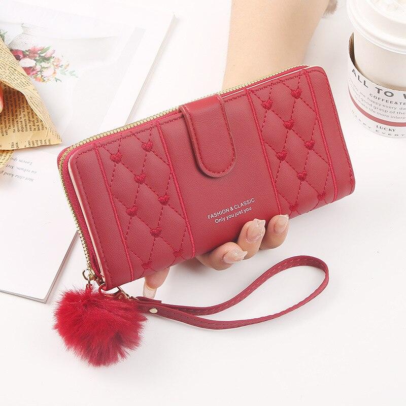 Women’s Long Genuine Leather Wallet – Longy