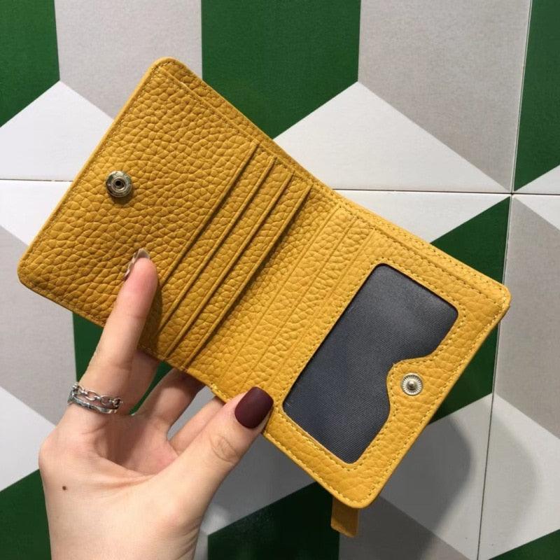 Women's Genuine Leather Compact Wallet Roseli