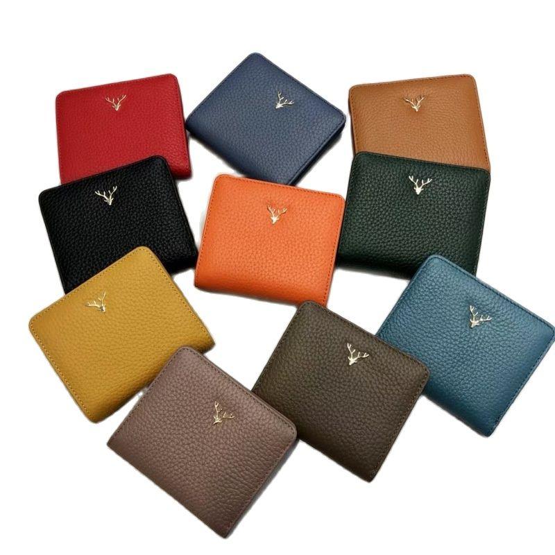 Women's Genuine Leather Compact Wallet Roseli