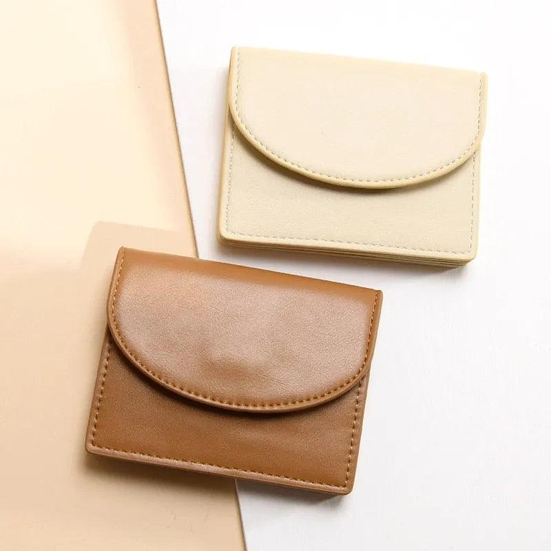 Women's Genuine Leather Compact Wallet