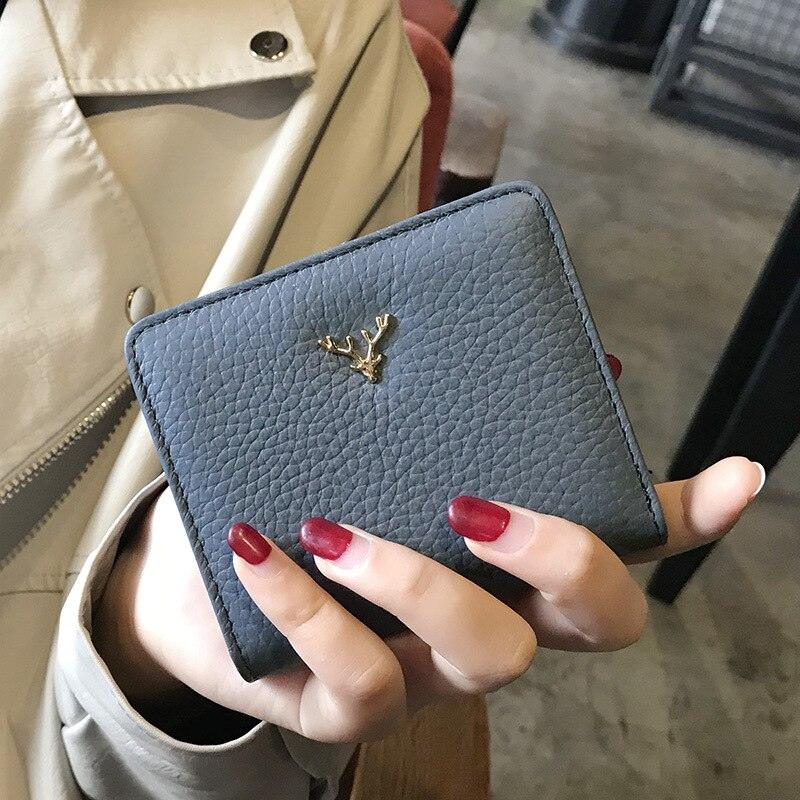 Women's Genuine Leather Compact Wallet Roseli