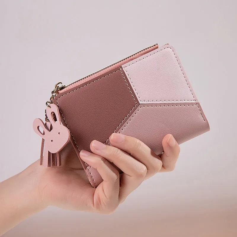Women’s Genuine Leather Embroidered Wallet – Puffer Lilie