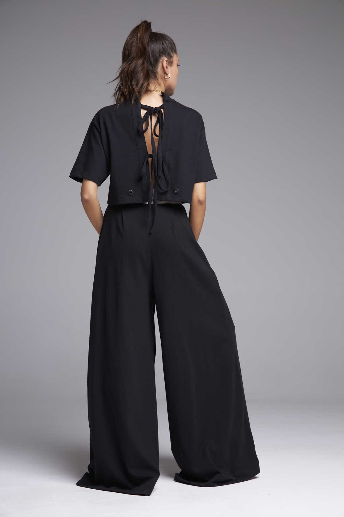 Harmonia Crop Top - Black